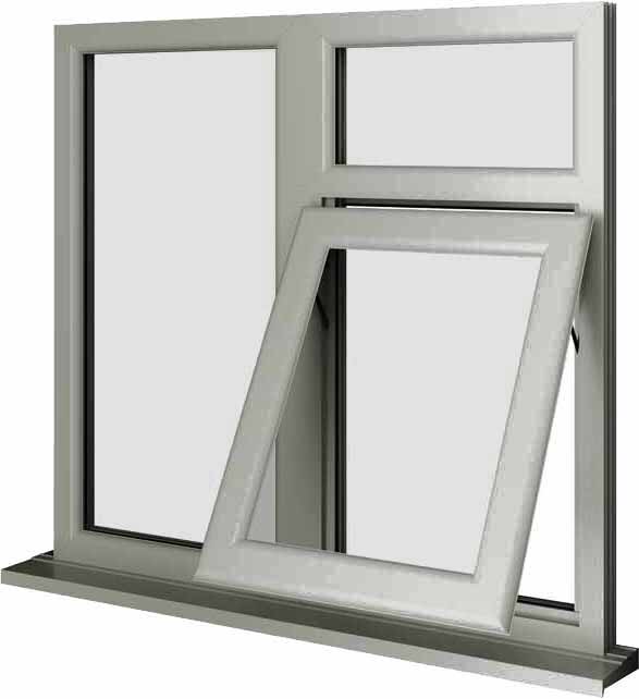 Agate Grey UPVC Window Style 42