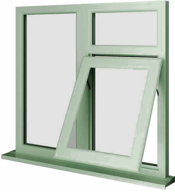 Chartwell Green UPVC Window Style 42