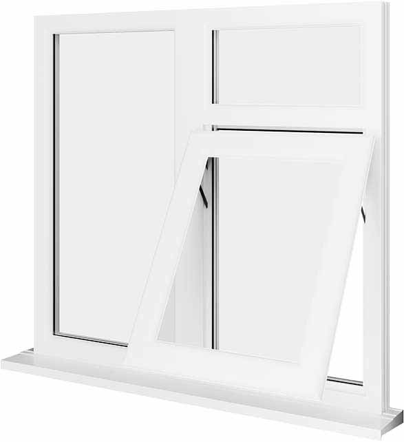 White UPVC Window Style 42