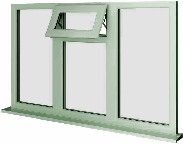 Chartwell Green UPVC Window Style 43