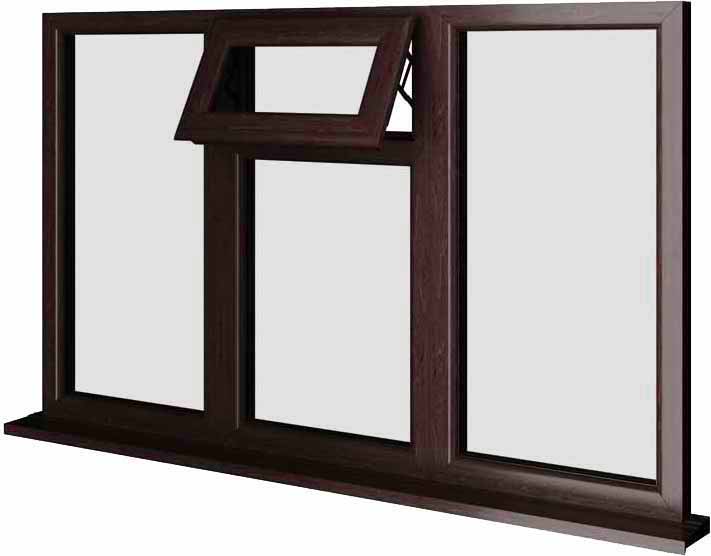 Rosewood UPVC Window Style 43