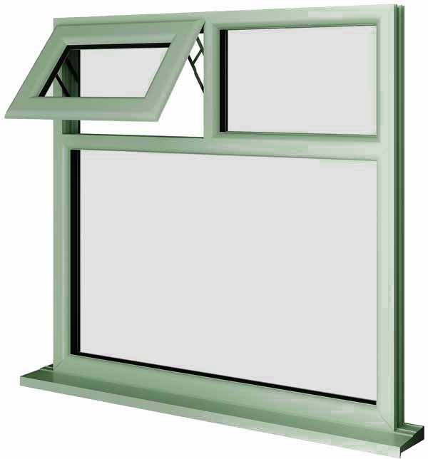 Chartwell Green UPVC Window Style 44