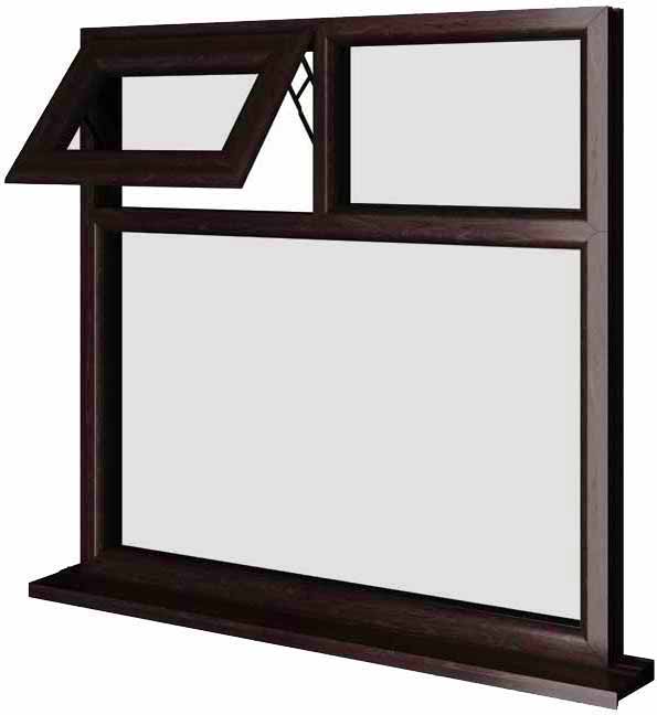 Rosewood UPVC Window Style 44