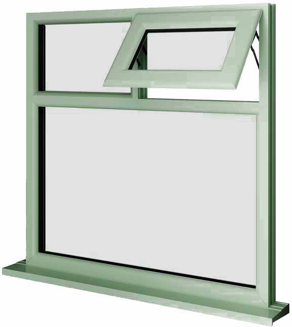 Chartwell Green UPVC Window Style 45