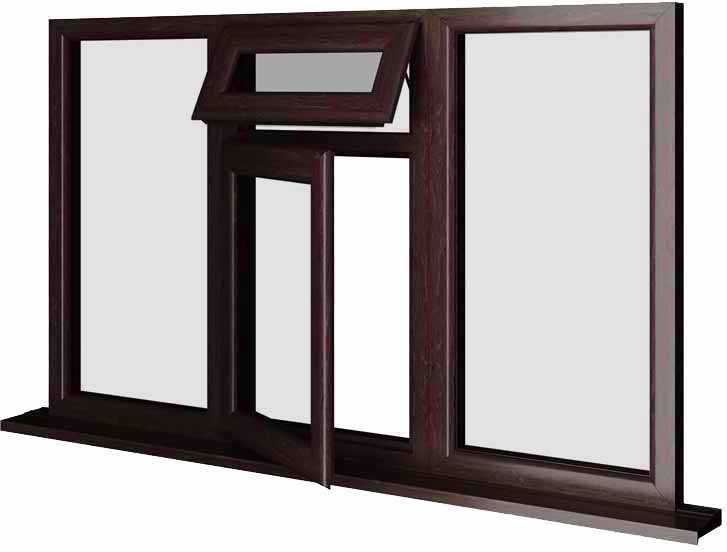 Rosewood UPVC Window Style 48