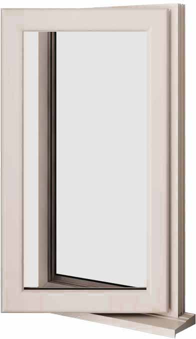 Cream UPVC Window Style 5