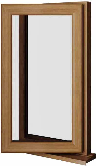 Oak UPVC Window Style 5