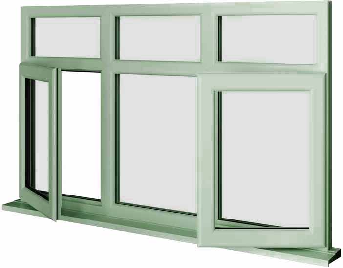 Chartwell Green UPVC Window Style 50