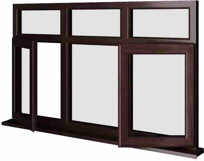 Rosewood UPVC Window Style 50
