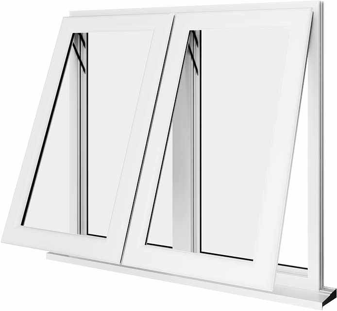 White UPVC Window Style 53