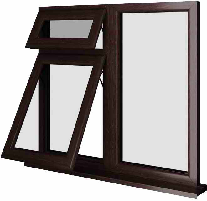 Rosewood UPVC Window Style 56