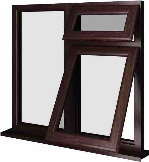 Rosewood UPVC Window Style 57