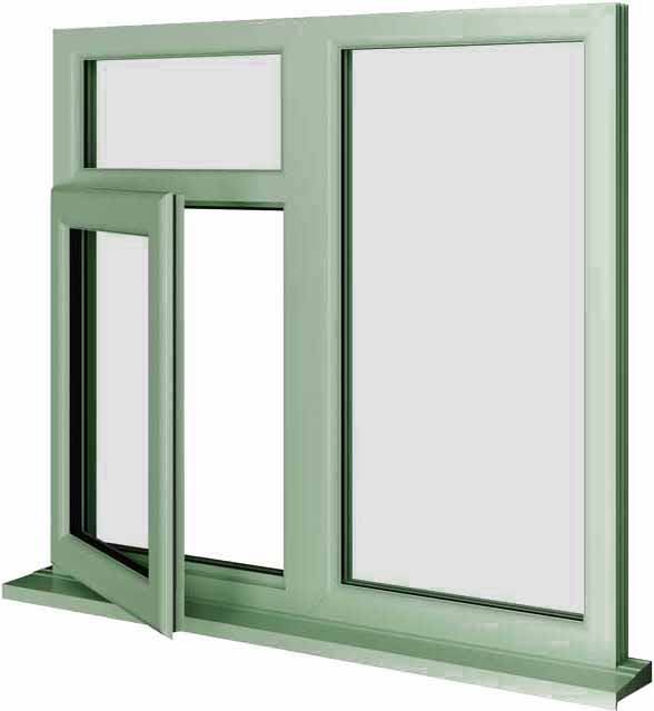 Chartwell Green UPVC Window Style 58