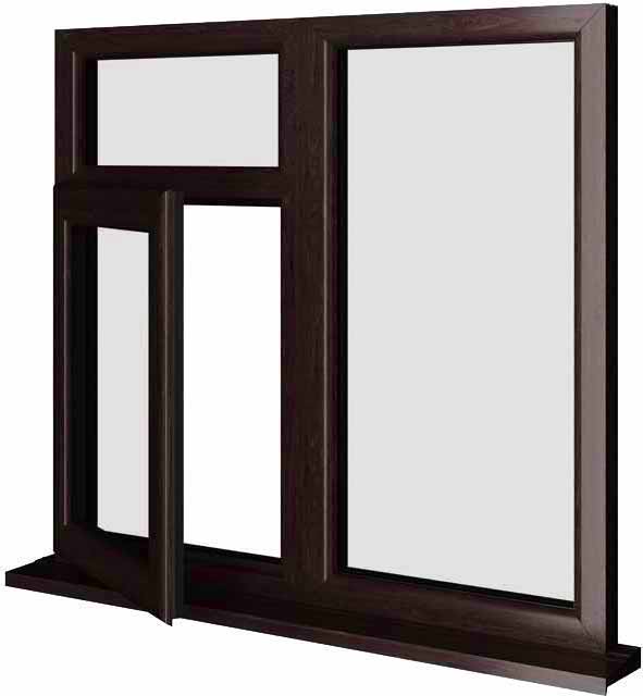 Rosewood UPVC Window Style 58