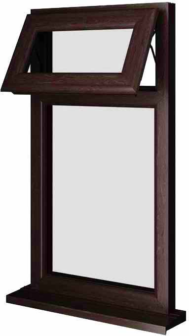 Rosewood UPVC Window Style 6