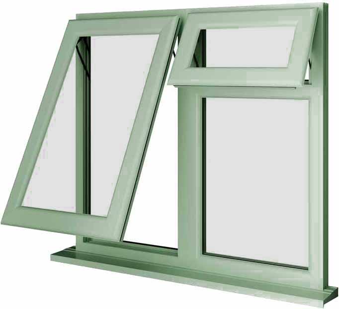 Chartwell Green UPVC Window Style 61
