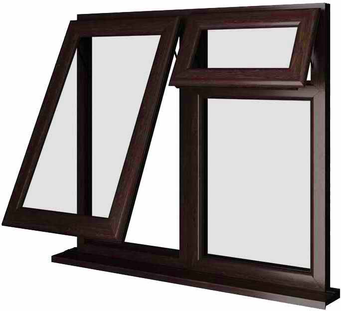 Rosewood UPVC Window Style 61