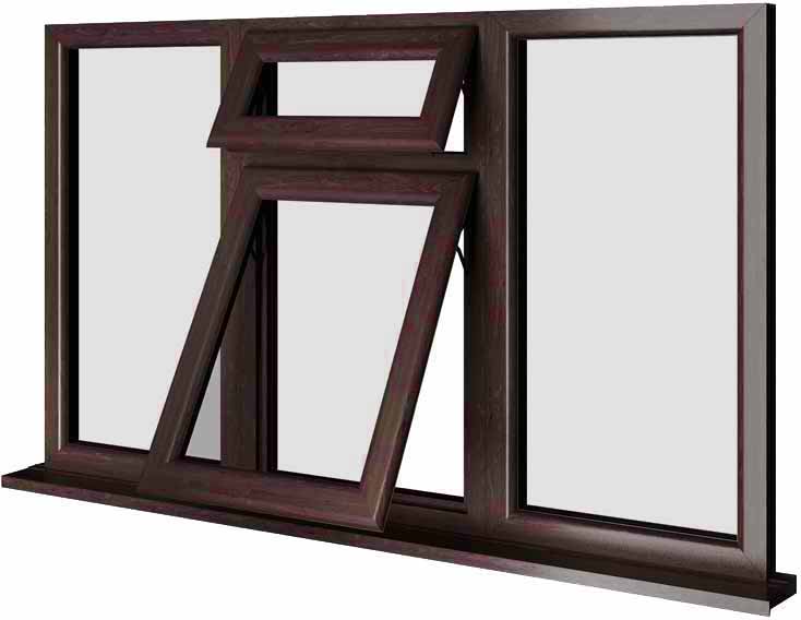 Rosewood UPVC Window Style 62