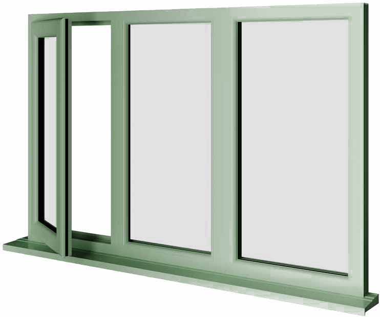 Chartwell Green UPVC Window Style 63