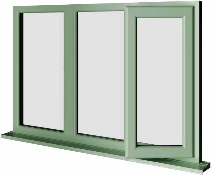 Chartwell Green UPVC Window Style 64