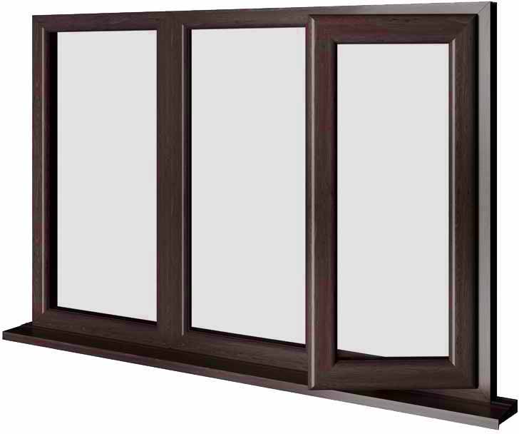 Rosewood UPVC Window Style 64