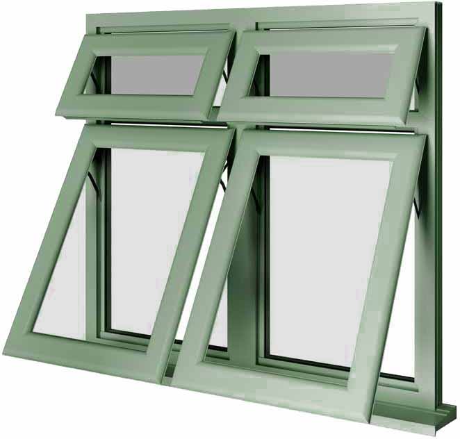 Chartwell Green UPVC Window Style 66