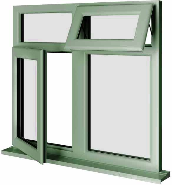 Chartwell Green UPVC Window Style 67
