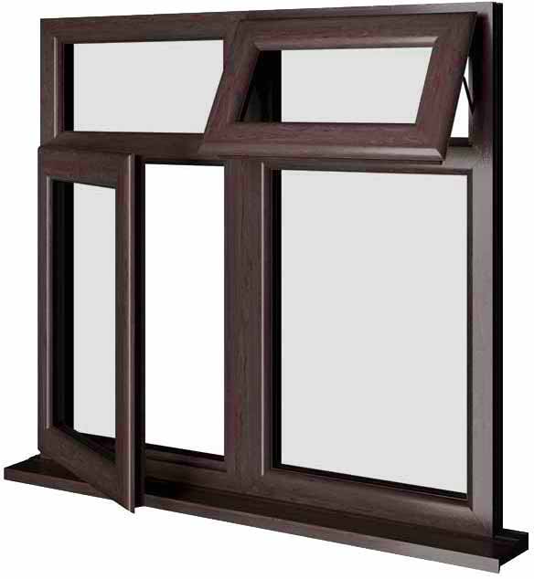 Rosewood UPVC Window Style 67