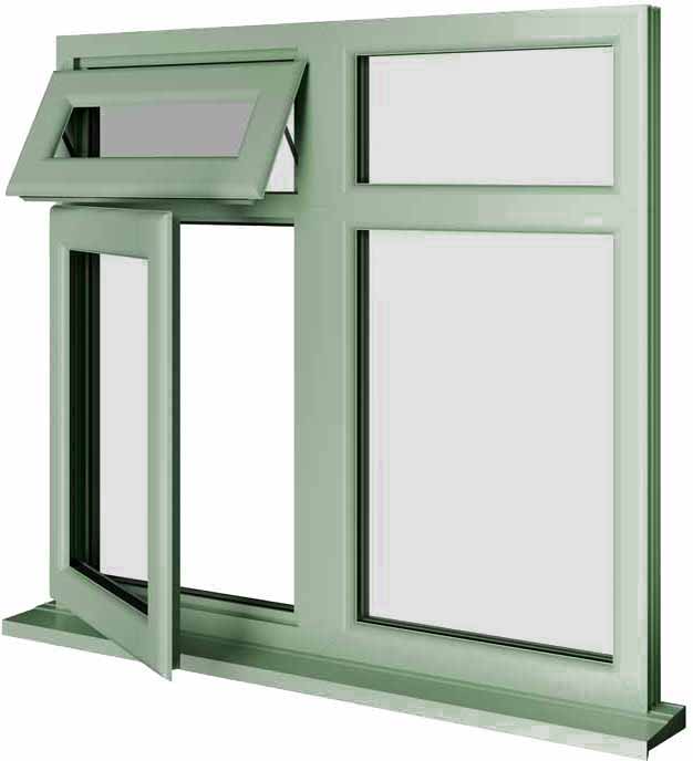 Chartwell Green UPVC Window Style 69