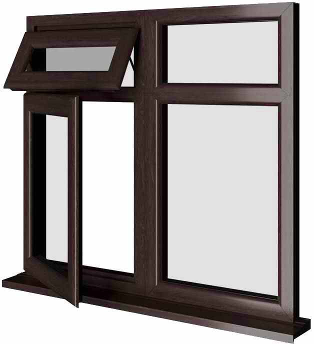 Rosewood UPVC Window Style 69