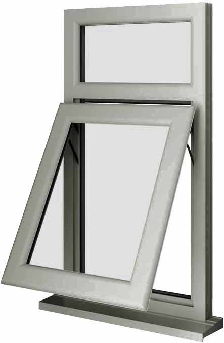 Agate Grey UPVC Window Style 7