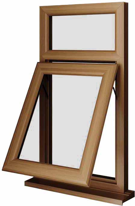 Oak UPVC Window Style 7