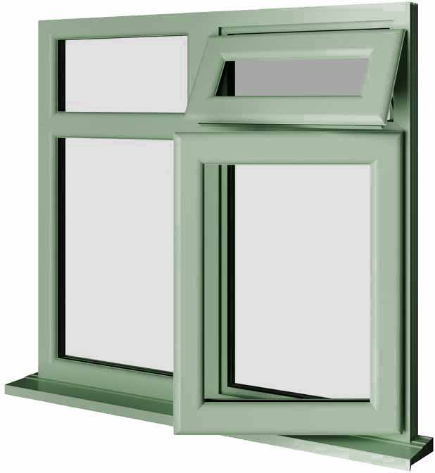 Chartwell Green UPVC Window Style 70