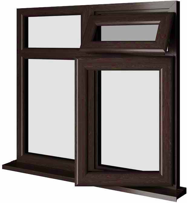 Rosewood UPVC Window Style 70