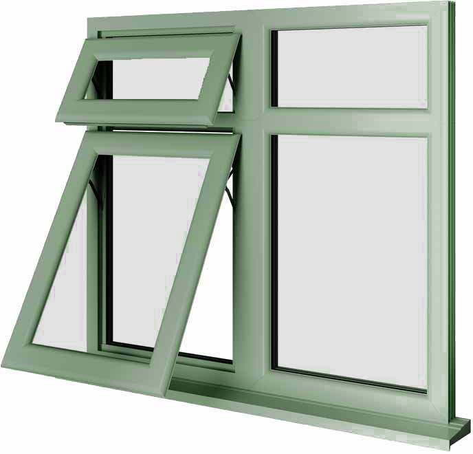 Chartwell Green UPVC Window Style 71