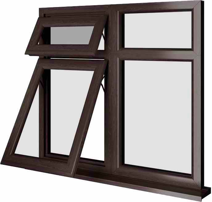 Rosewood UPVC Window Style 71