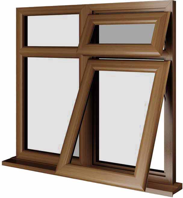 Oak UPVC Window Style 72