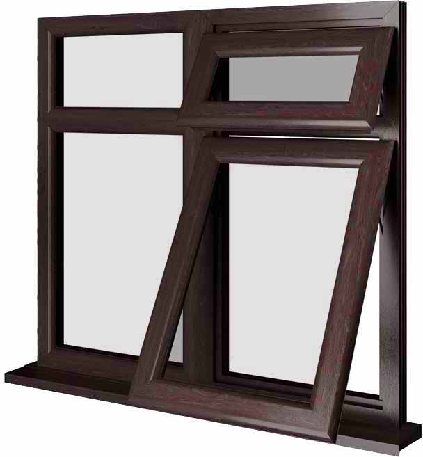 Rosewood UPVC Window Style 72