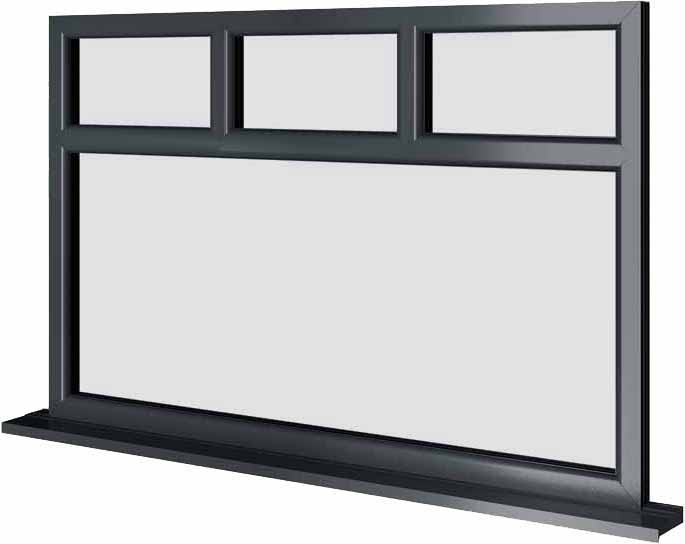 Grey UPVC Window Style 73