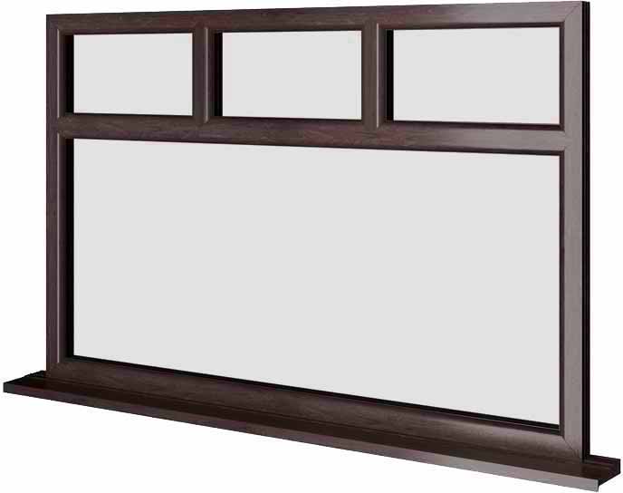 Rosewood UPVC Window Style 73