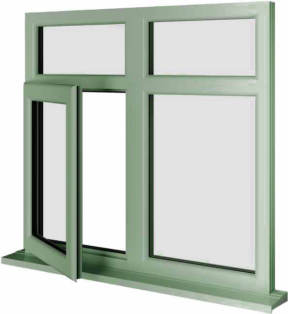 Chartwell Green UPVC Window Style 74
