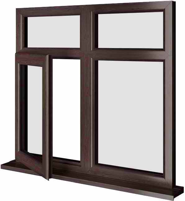 Rosewood UPVC Window Style 74