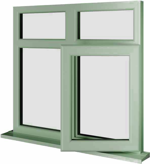 Chartwell Green UPVC Window Style 75