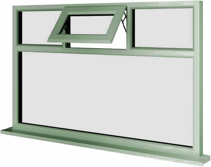 Chartwell Green UPVC Window Style 76