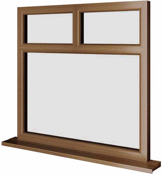 Oak UPVC Window Style 77