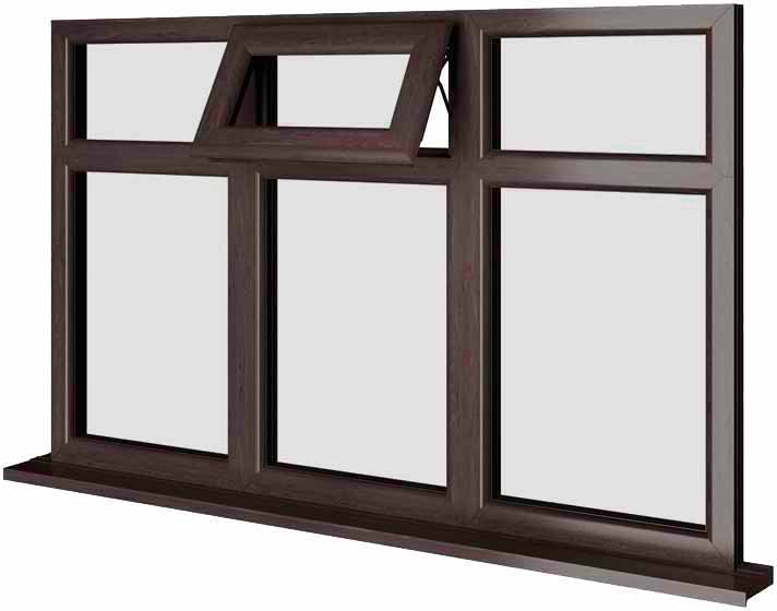 Rosewood UPVC Window Style 78