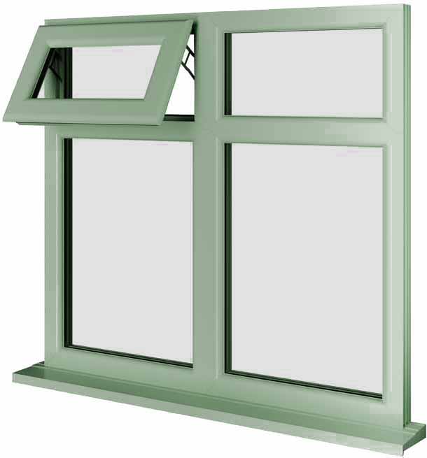 Chartwell Green UPVC Window Style 80