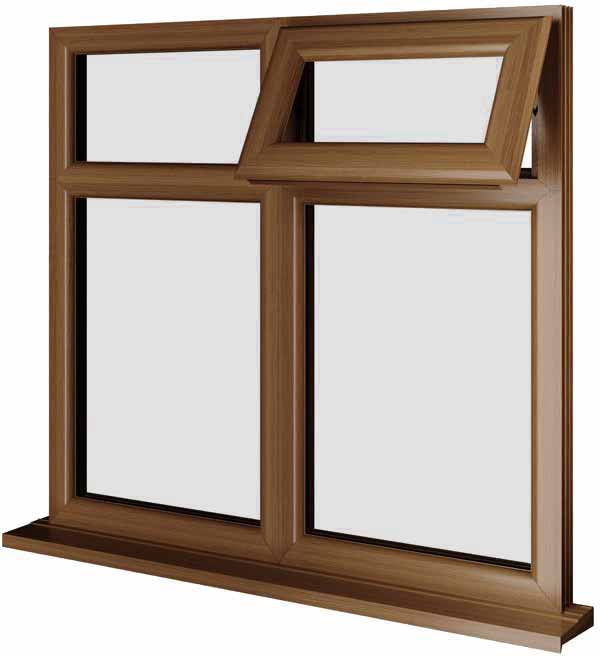 Oak UPVC Window Style 81