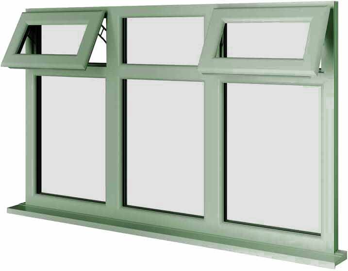 Chartwell Green UPVC Window Style 82