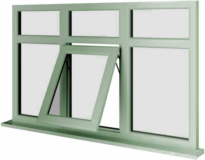 Chartwell Green UPVC Window Style 83